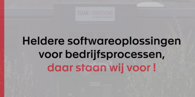 Heldere softwareoplossingen