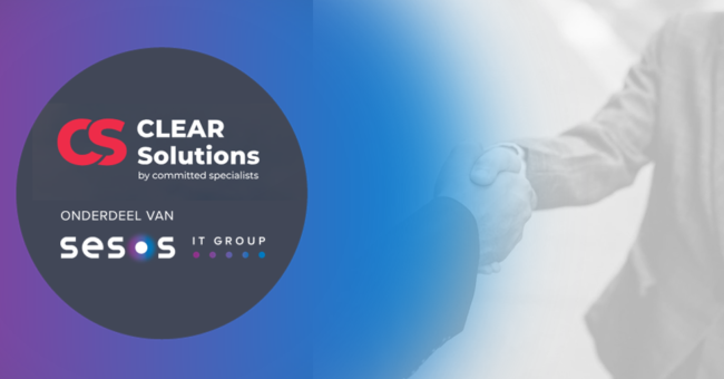 CLEAR Solutions sluit zich aan bij Sesos IT Group