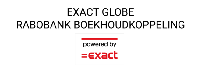 exact Globe Rabobank boekhoudkoppeling